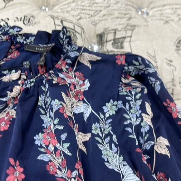 BCBGMAXAZRIA Floral-Print Blouse - Picture 8 of 14